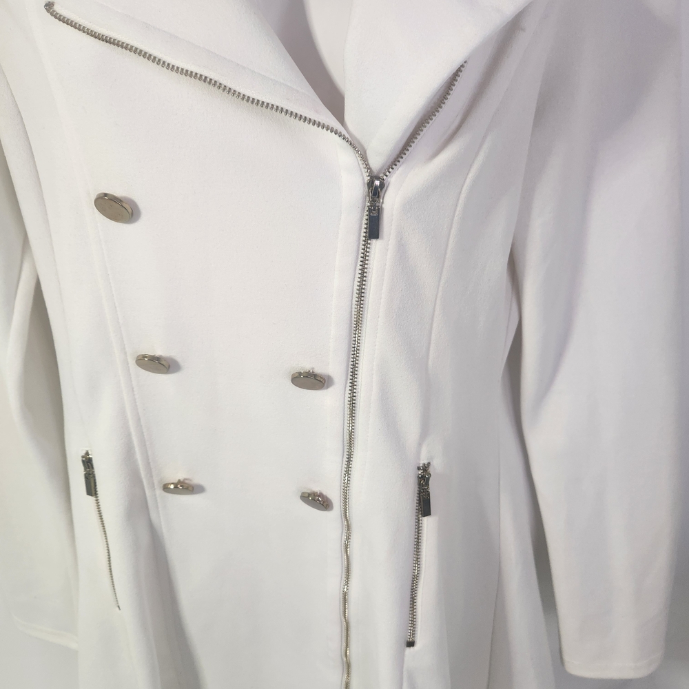 Privy Elegant Off-White Trench Coat - Picture 2 of 4
